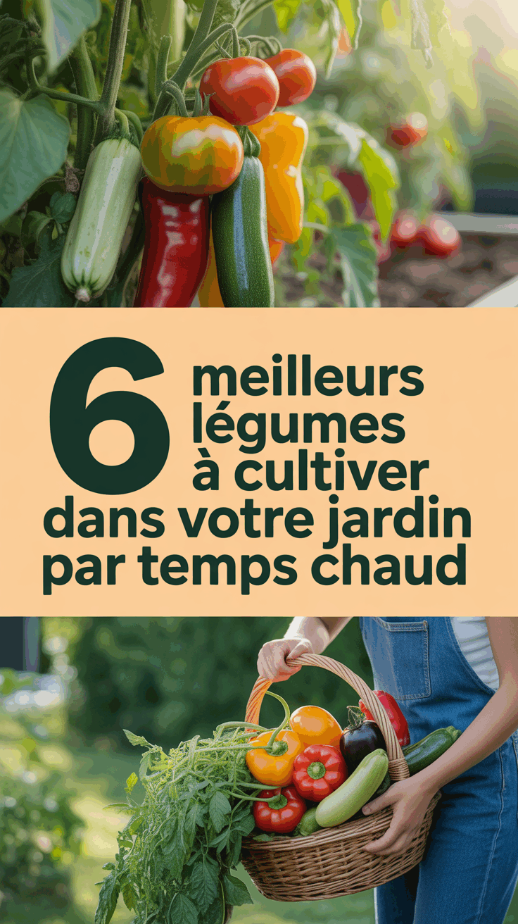 6 meilleurs légumes à cultiver dans votre jardin par temps chaud
