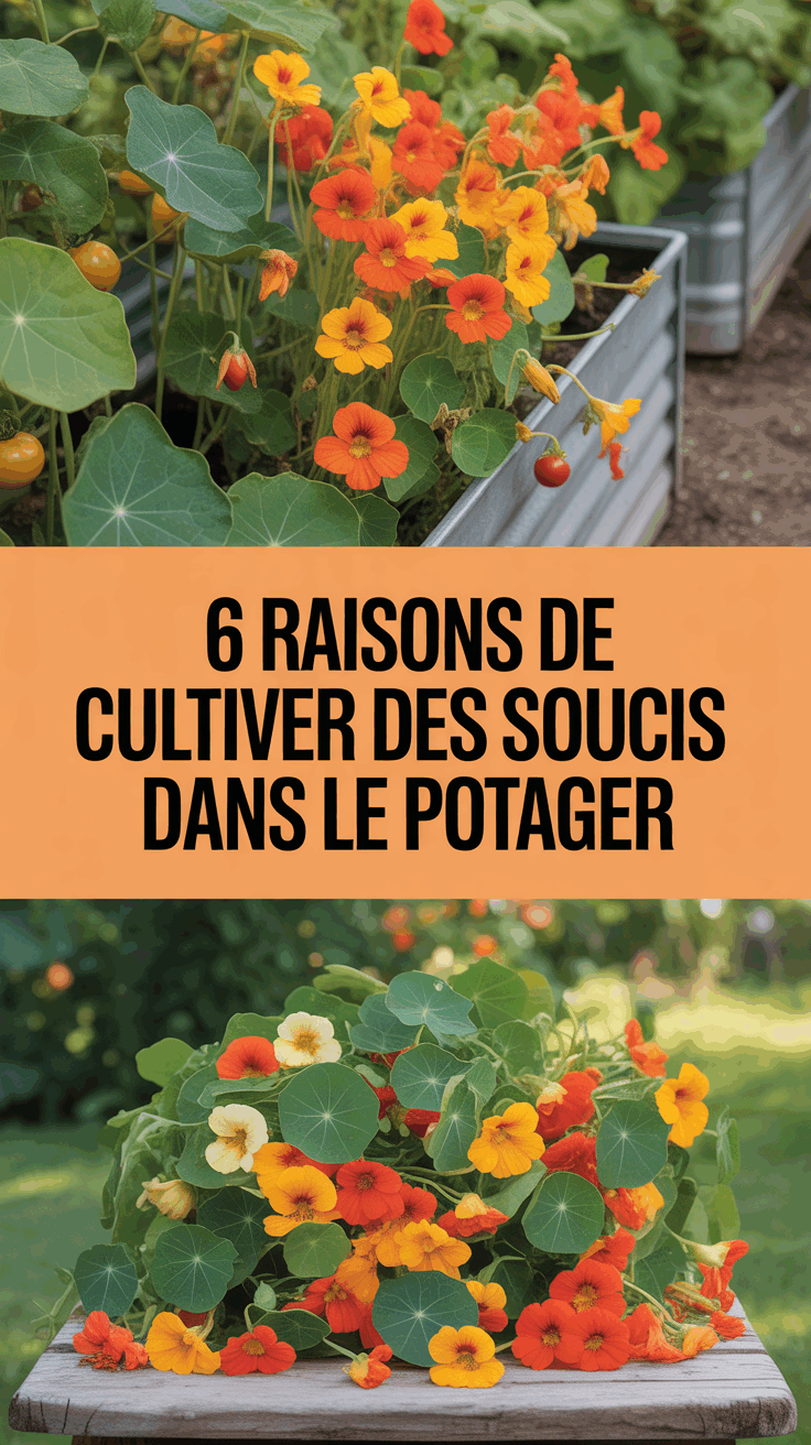 6 raisons de cultiver des soucis dans le potager
