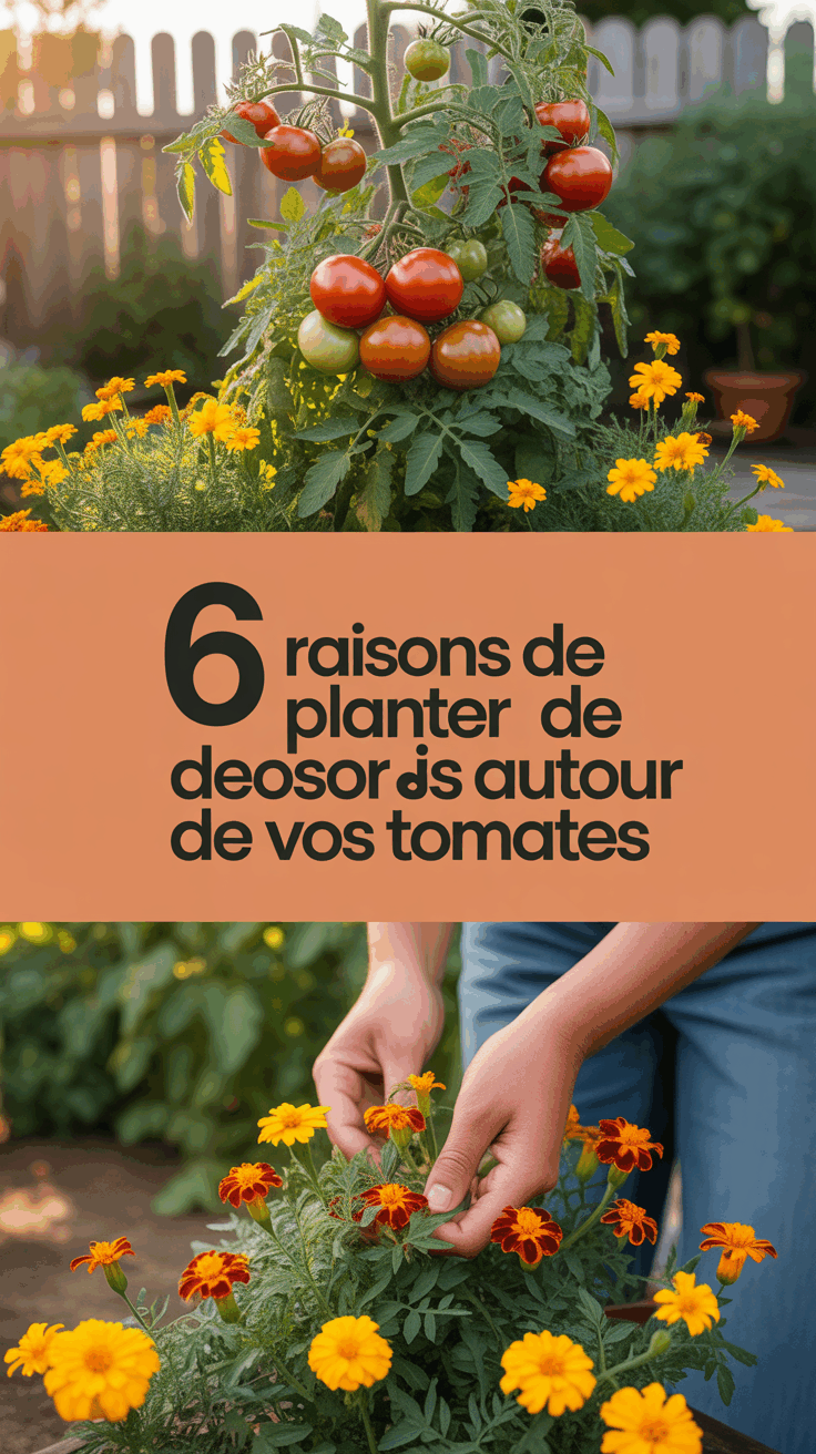 6 raisons de planter des soucis autour de vos tomates