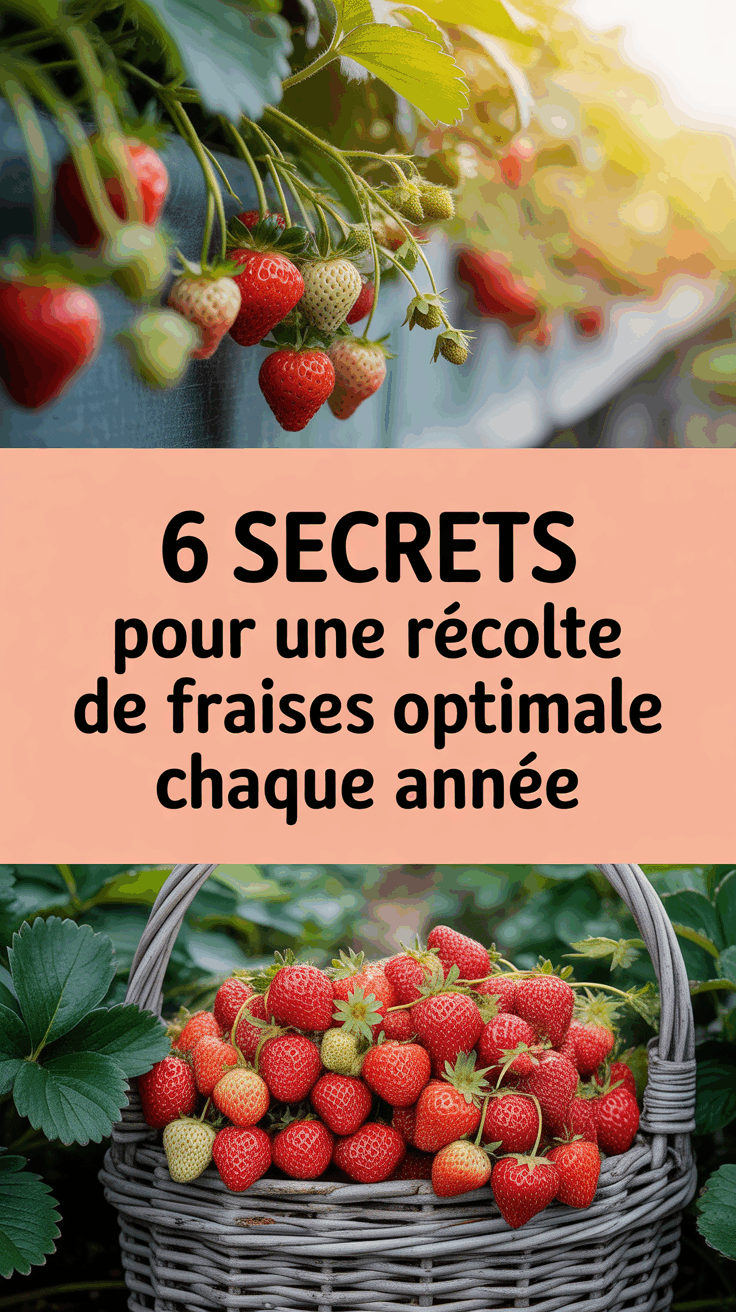 6 secrets pour une récolte de fraises optimale chaque année