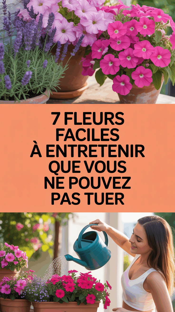 7 Fleurs Faciles à Entretenir Que Vous Ne Pouvez Pas Tuer