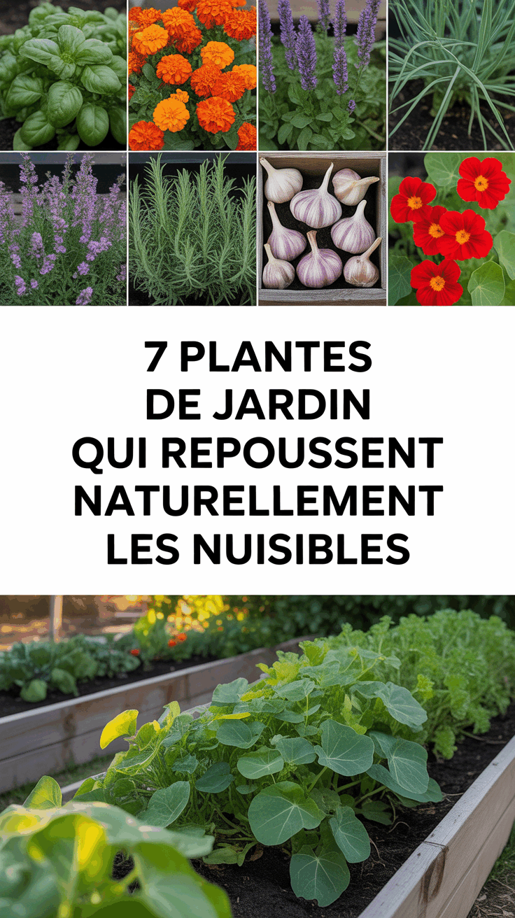 7 Plantes de Jardin Qui Repoussent Naturellement les Nuisibles
