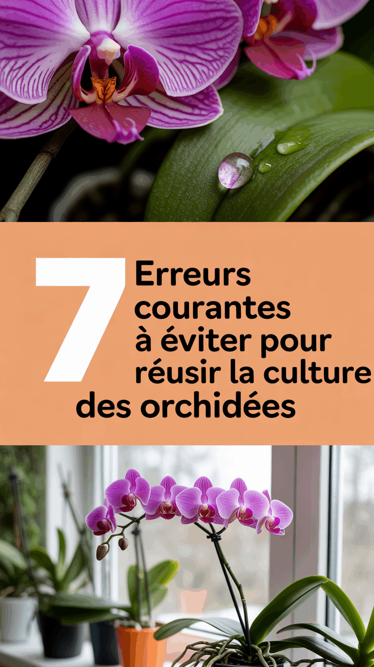 7 erreurs courantes à éviter pour réussir la culture des orchidées