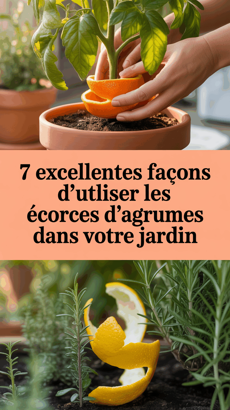7 excellentes façons d’utiliser les écorces d’agrumes dans votre jardin