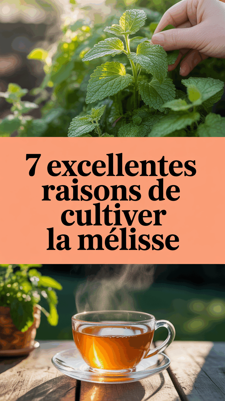 7 excellentes raisons de cultiver la mélisse