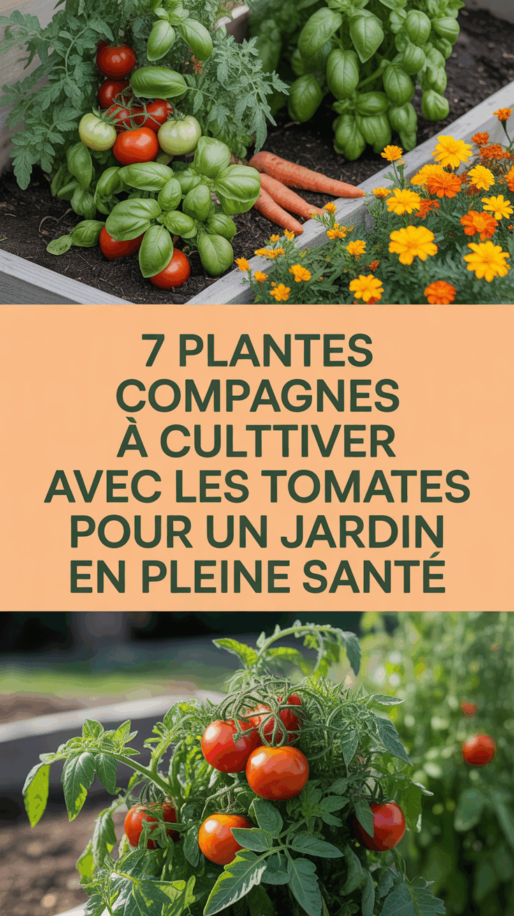 7 plantes compagnes à cultiver avec les tomates pour un jardin en pleine santé