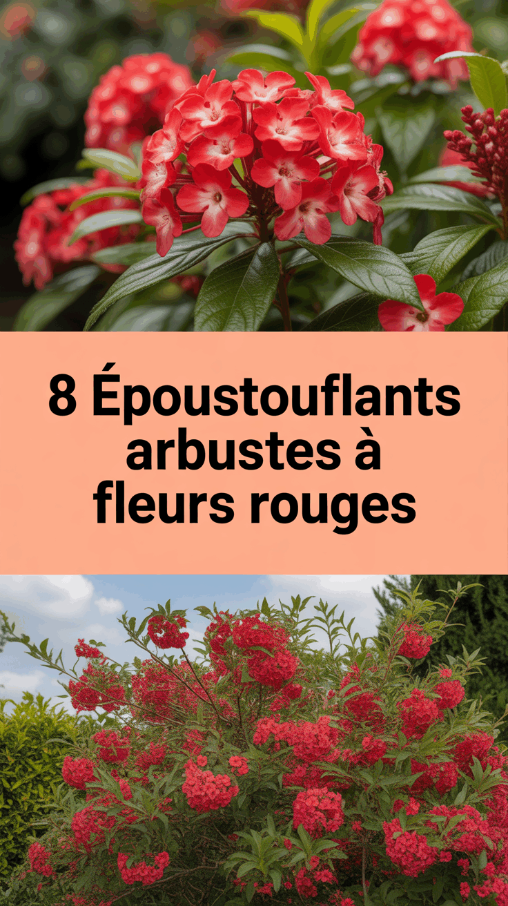 8 Époustouflants Arbustes à Fleurs Rouges