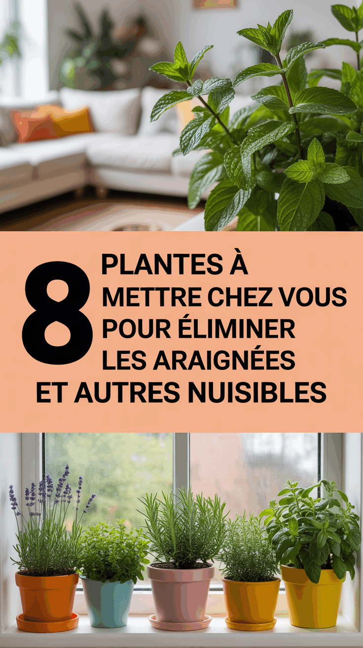 8 Plantes À Mettre Chez Vous Pour Éliminer Les Araignées Et Autres Nuisibles