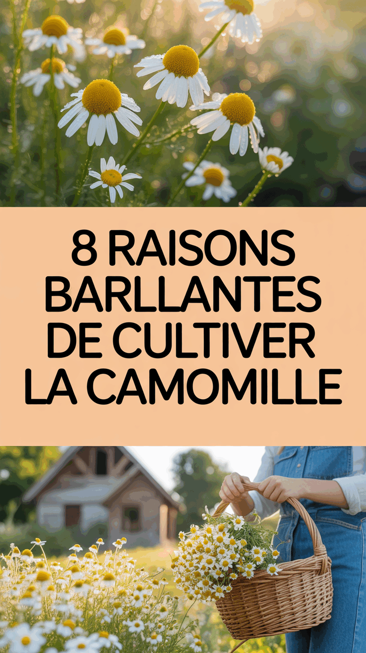 8 Raisons Brillantes de Cultiver la Camomille