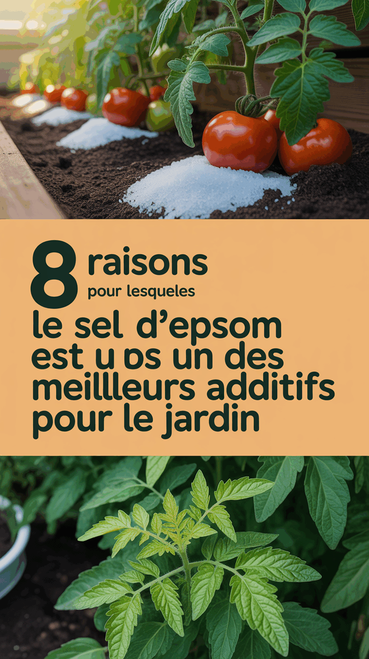8 Raisons Pour Lesquelles Le Sel d'Epsom Est Un Des Meilleurs Additifs Pour Le Jardin