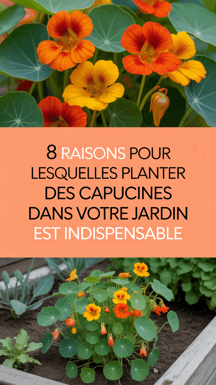 8 Raisons Pour Lesquelles Planter des Capucines Dans Votre Jardin Est Indispensable