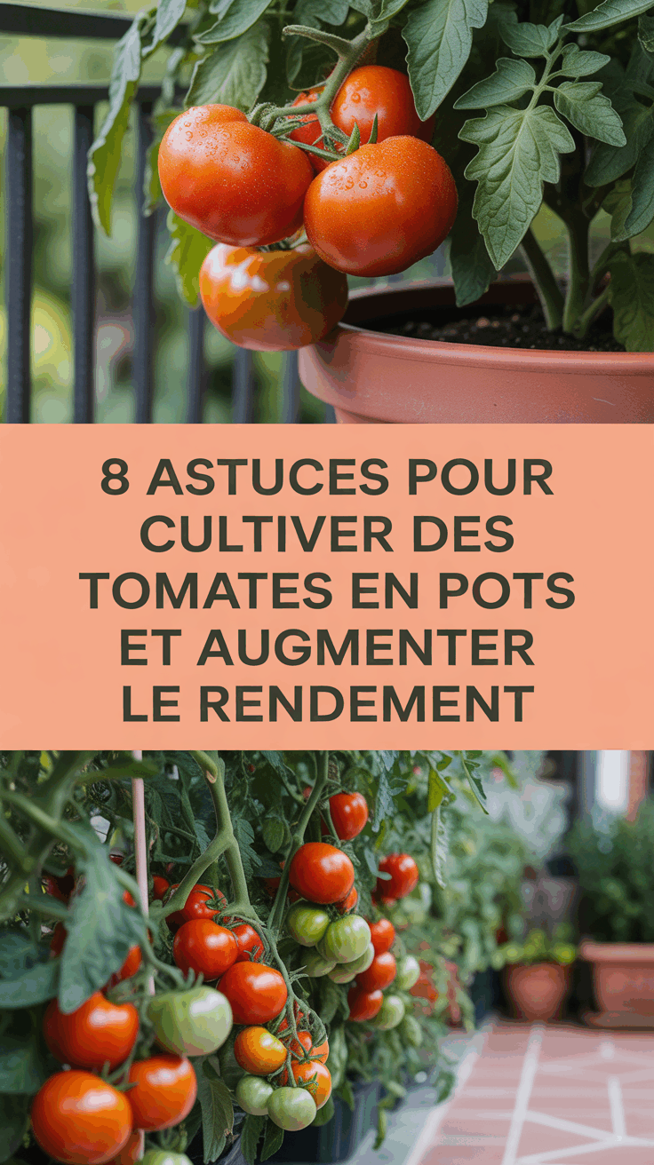 8 astuces pour cultiver des tomates en pots et augmenter le rendement