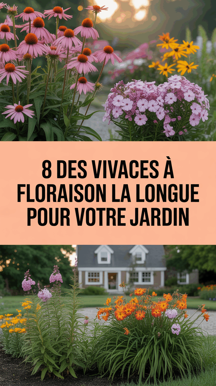 8 des vivaces à floraison la plus longue pour votre jardin