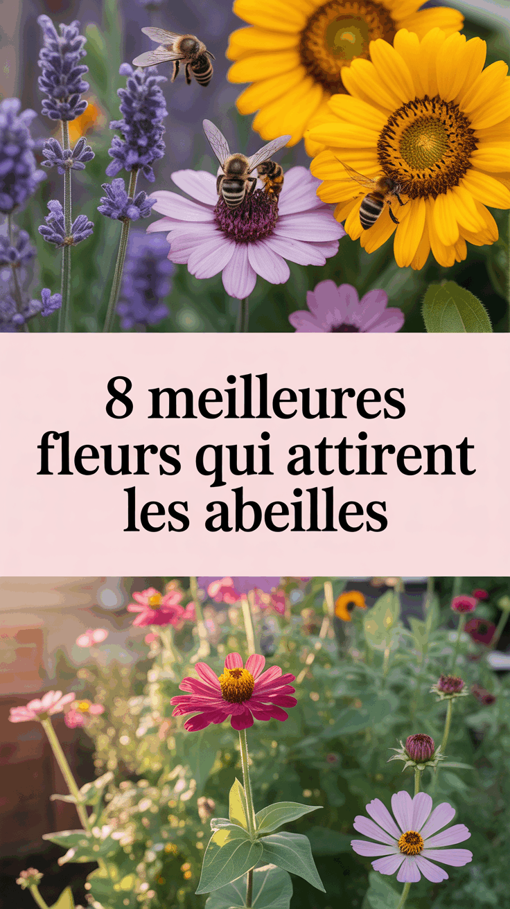 8 meilleures fleurs qui attirent les abeilles