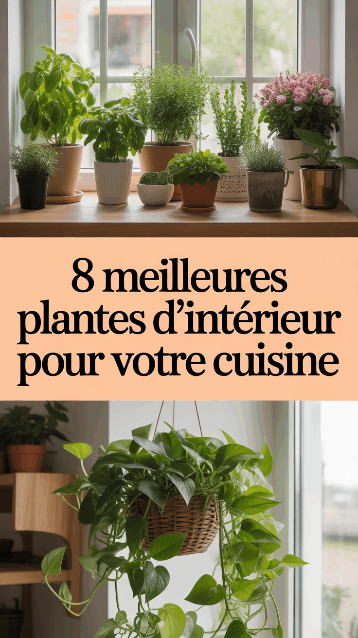 8 meilleures plantes d'intérieur pour votre cuisine