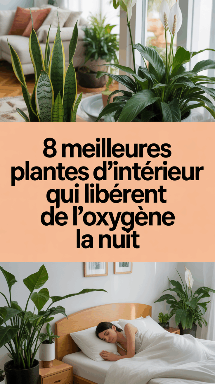 8 meilleures plantes d'intérieur qui libèrent de l'oxygène la nuit