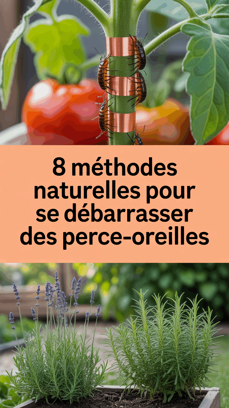 8 méthodes naturelles pour se débarrasser des perce-oreilles