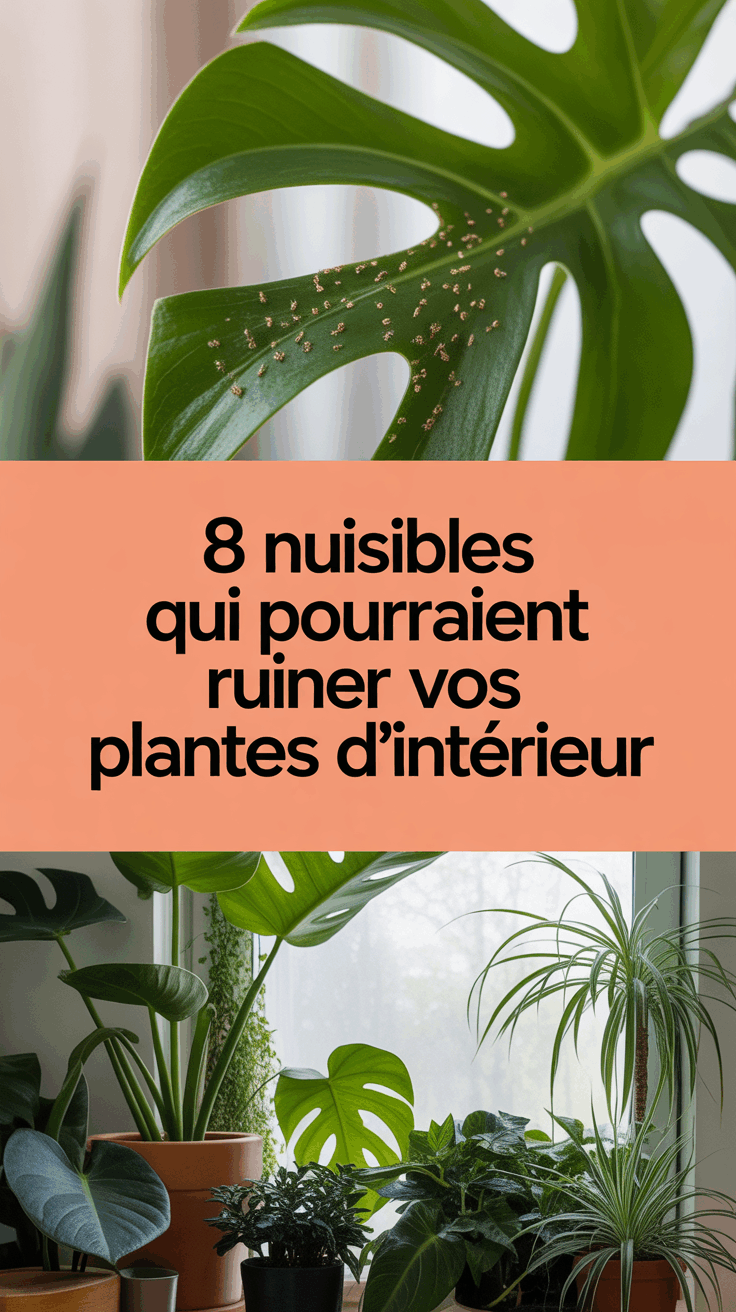 8 nuisibles qui pourraient ruiner vos plantes d'intérieur