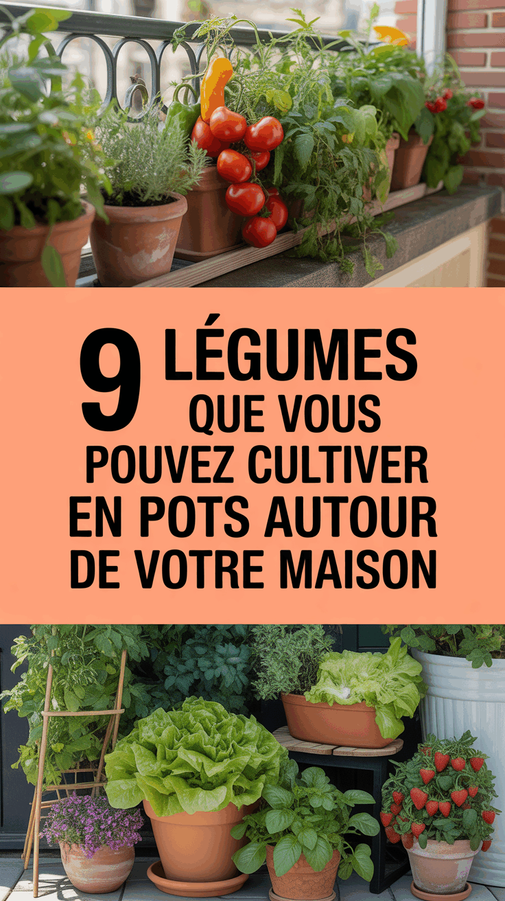 9 légumes que vous pouvez cultiver en pots autour de votre maison