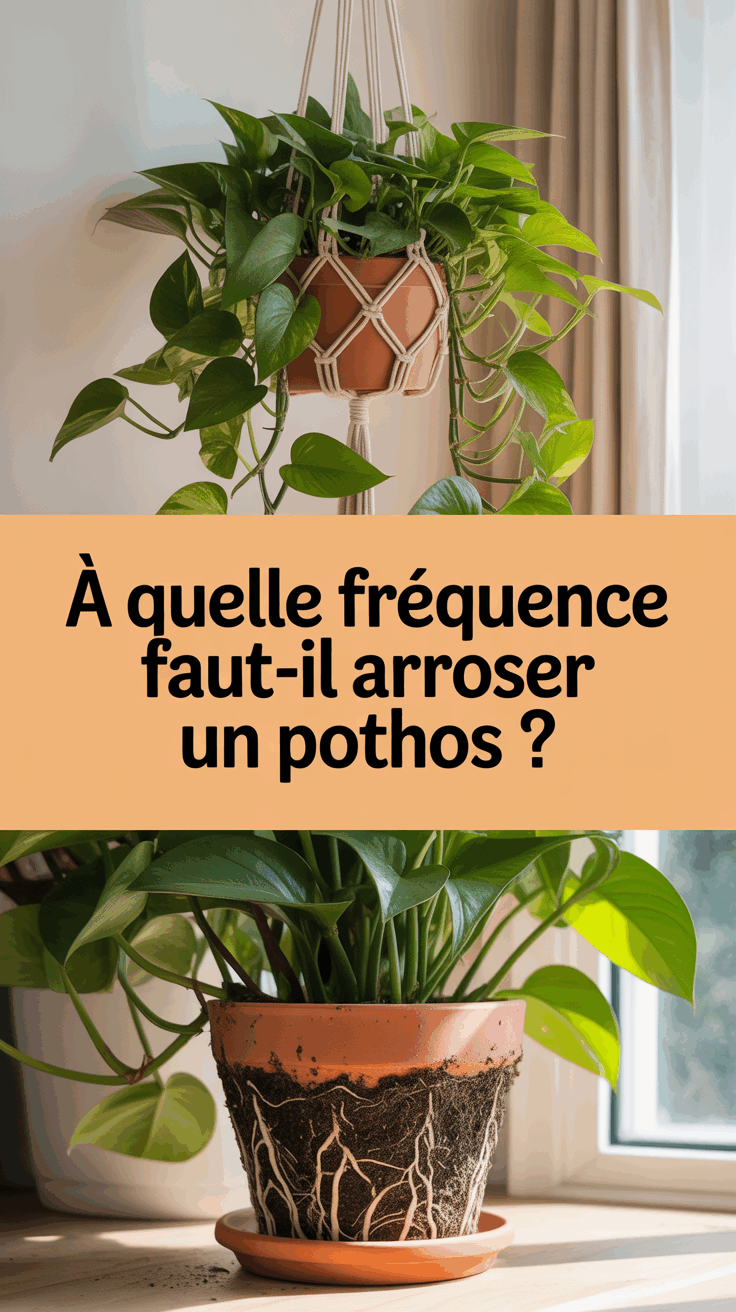 À quelle fréquence faut-il arroser un Pothos ?