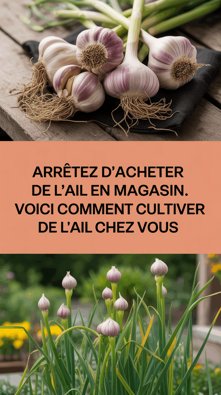 Arrêtez d’acheter de l’ail en magasin. Voici comment cultiver de l’ail chez vous