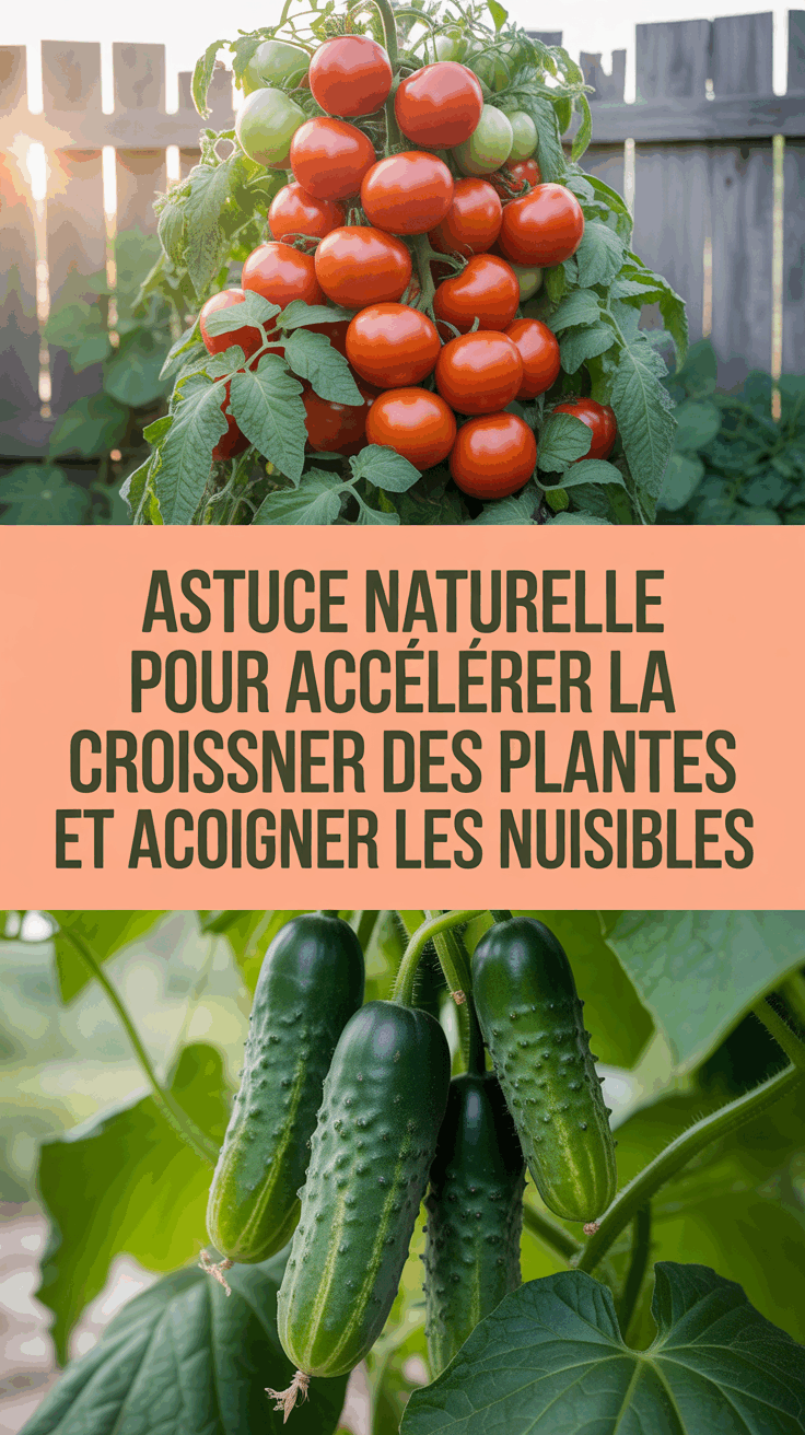 Astuce naturelle pour accélérer la croissance des plantes et éloigner les nuisibles