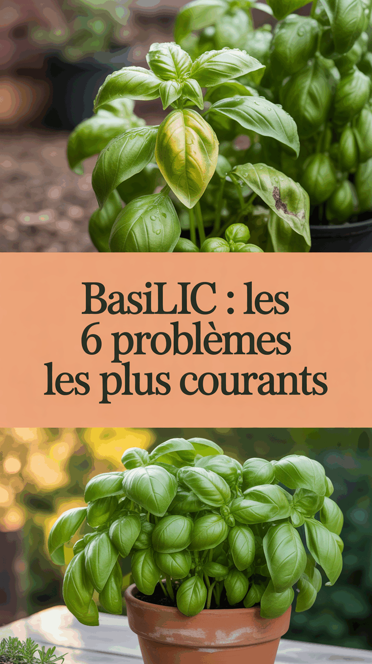 Basilic : Les 6 problèmes les plus courants