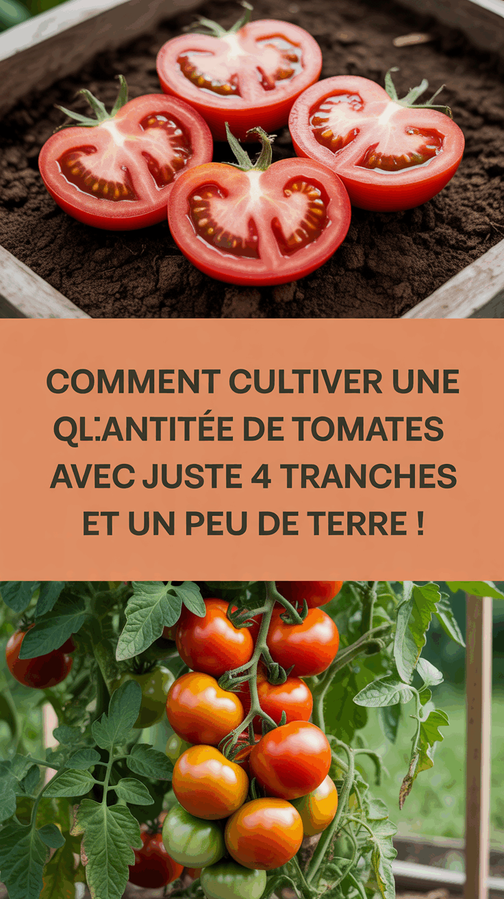 Comment Cultiver Une Quantité Illimitée de Tomates Avec Juste 4 Tranches et Un Peu de Terre !