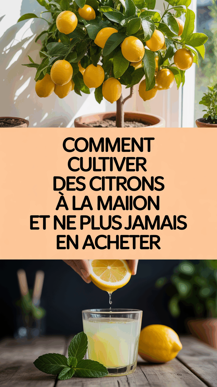 Comment Cultiver des Citrons à la Maison et Ne Plus Jamais en Acheter