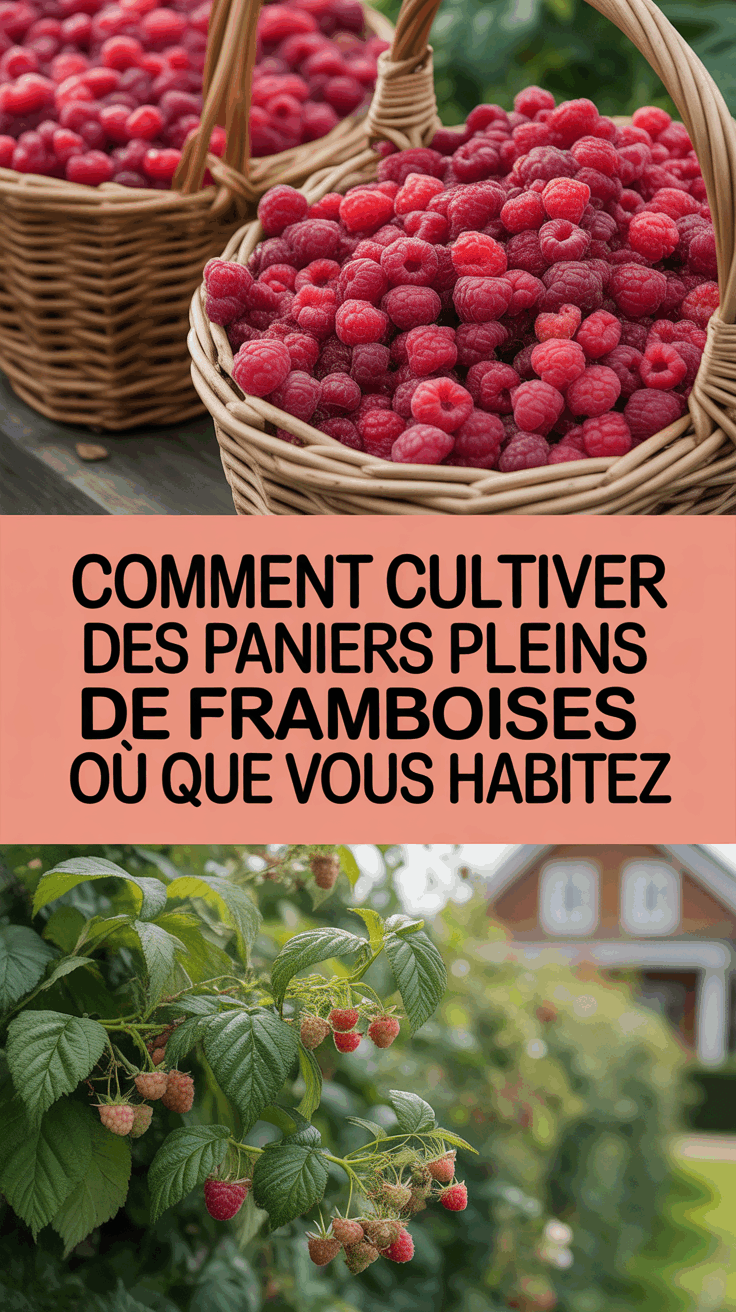 Comment Cultiver des Paniers Pleins de Framboises Où Que Vous Habitez