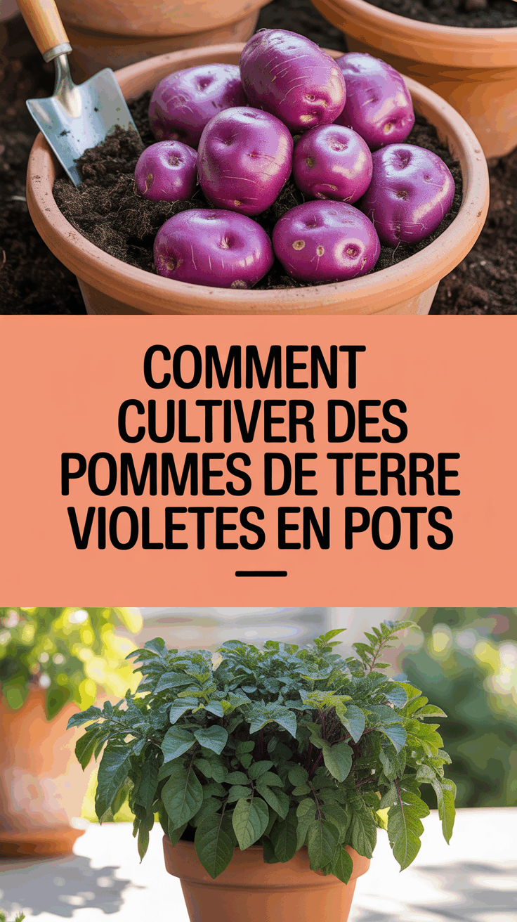 Comment Cultiver des Pommes de Terre Violettes en Pots