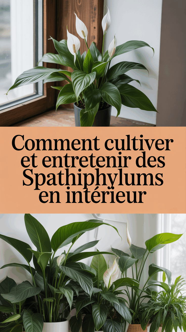 Comment Cultiver et Entretenir des Spathiphyllums en Intérieur