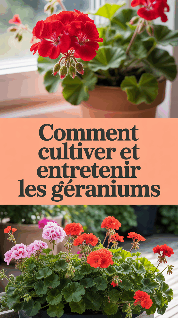 Comment Cultiver et Entretenir les Géraniums