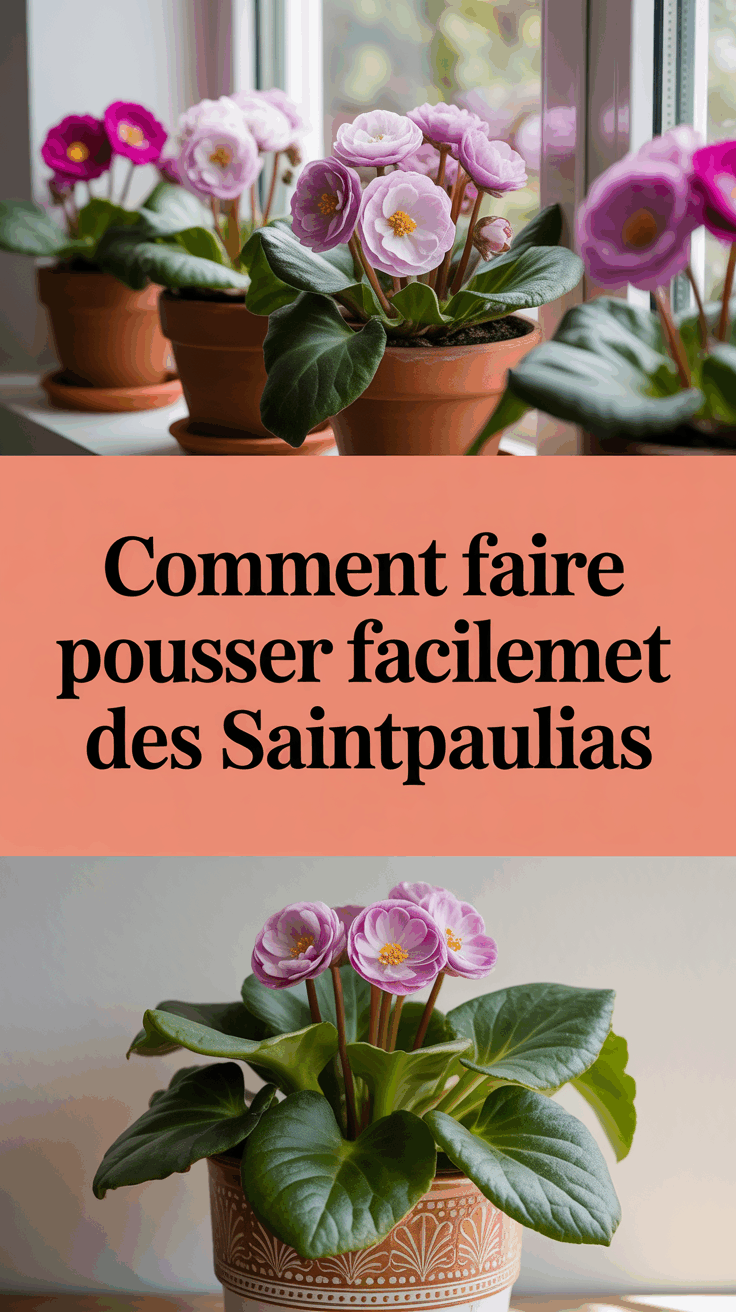 Comment Faire Pousser Facilement des Saintpaulias