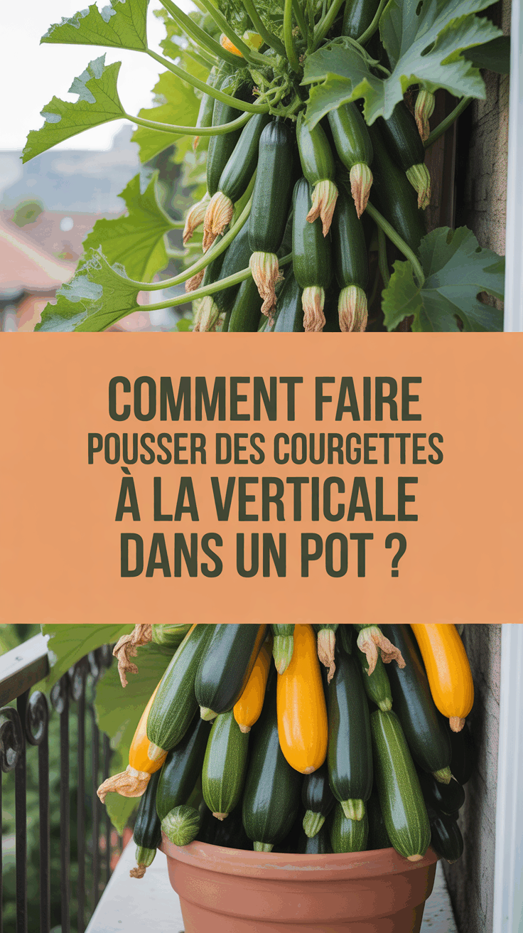 Comment Faire Pousser des Courgettes à la Verticale dans un Pot ?