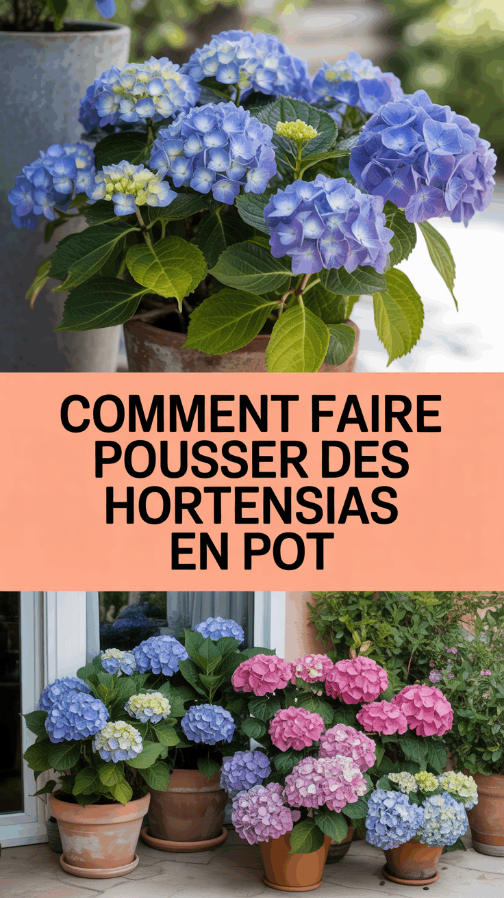 Comment Faire Pousser des Hortensias en Pot