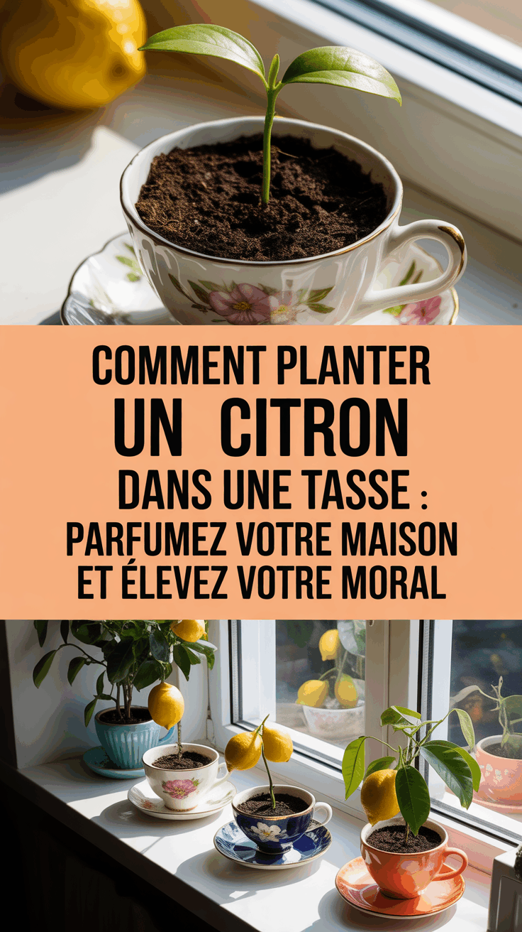 Comment Planter Un Citron Dans Une Tasse : Parfumez Votre Maison Et Élevez Votre Moral