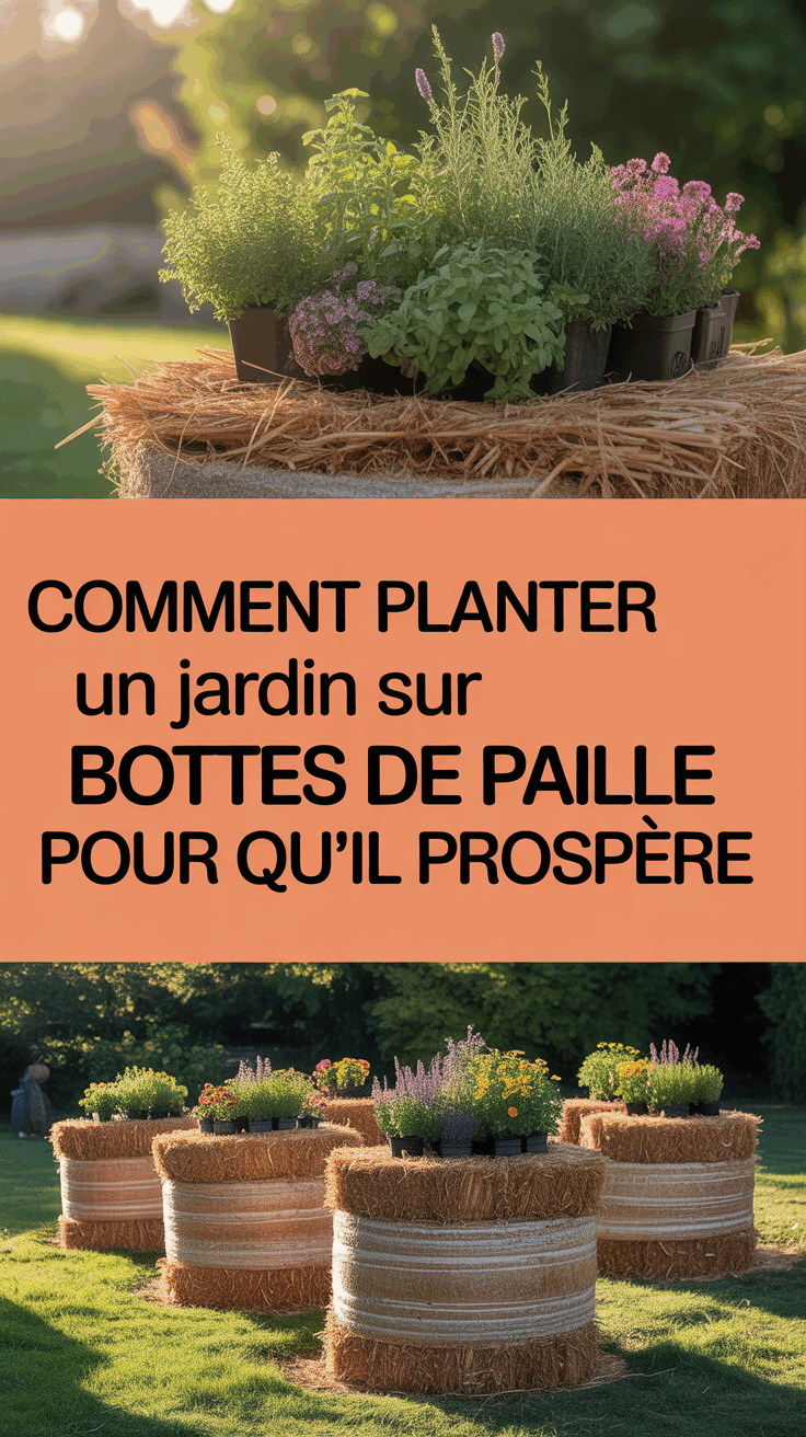Comment Planter Un Jardin Sur Bottes De Paille Pour Qu’il Prospère