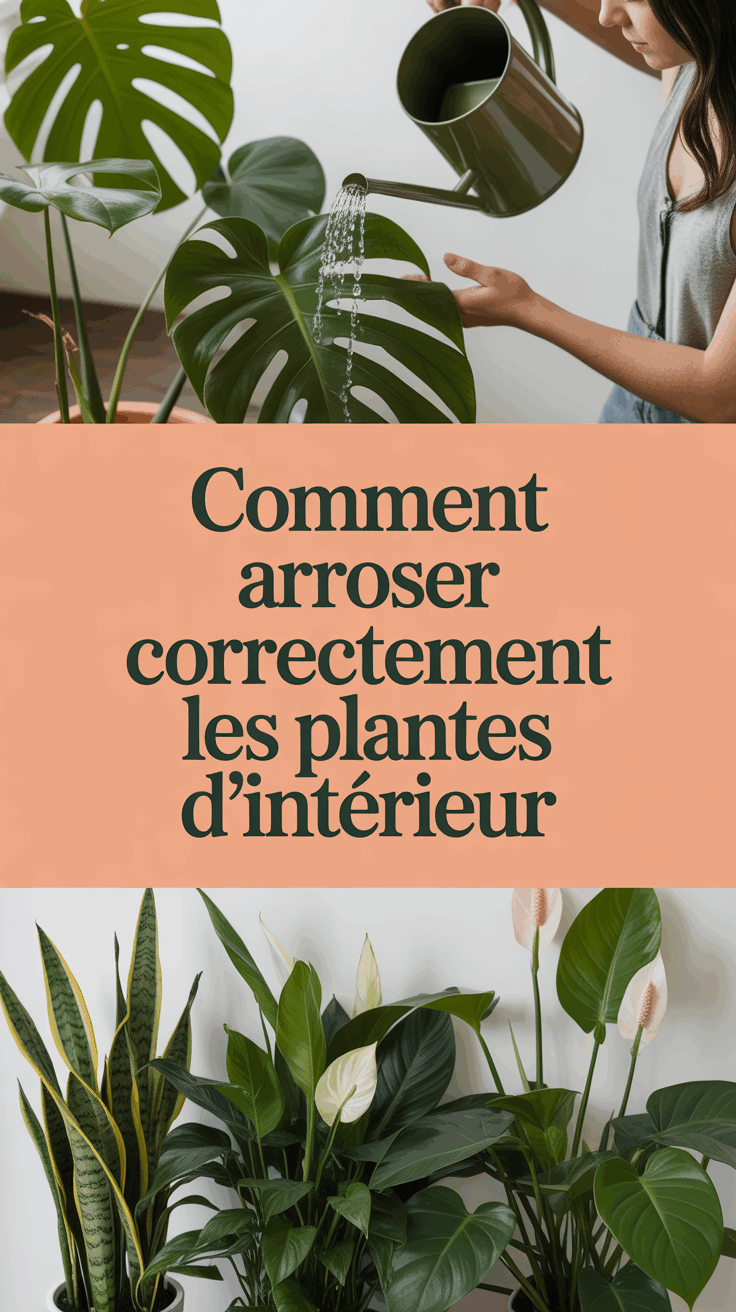 Comment arroser correctement les plantes d&rsquo;intérieur