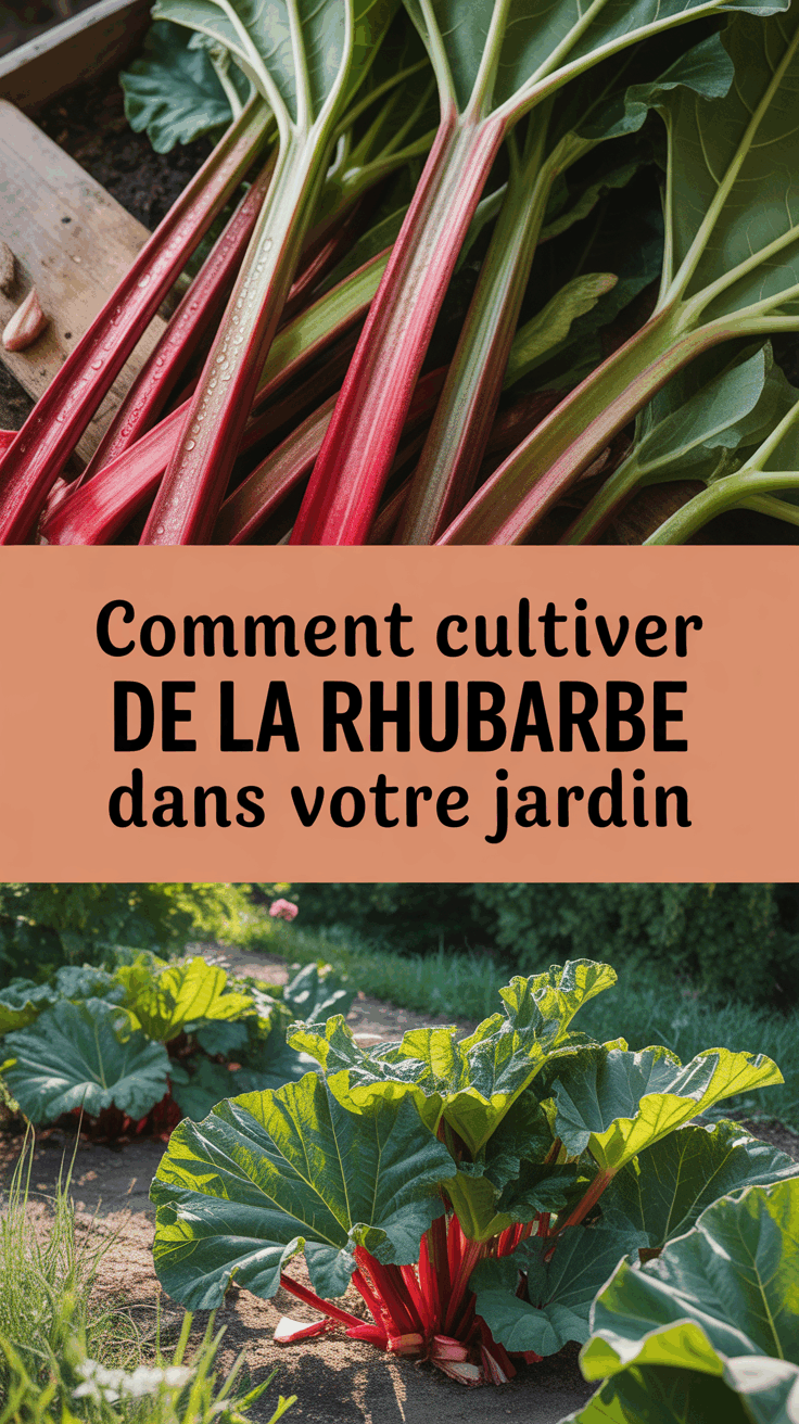 Comment cultiver de la rhubarbe dans votre jardin