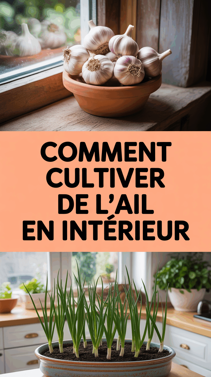 Comment cultiver de l'ail en intérieur