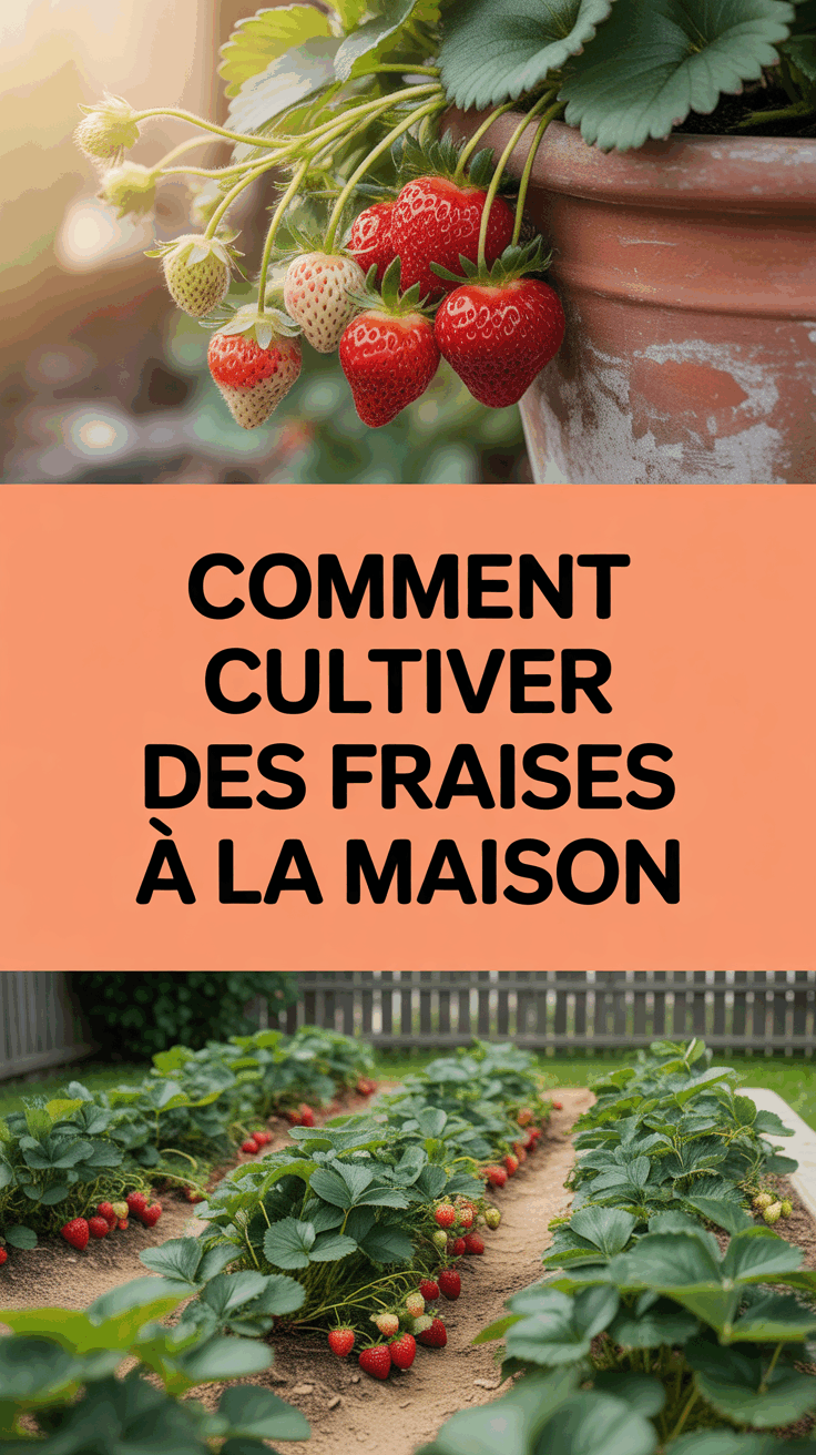 Comment cultiver des fraises à la maison