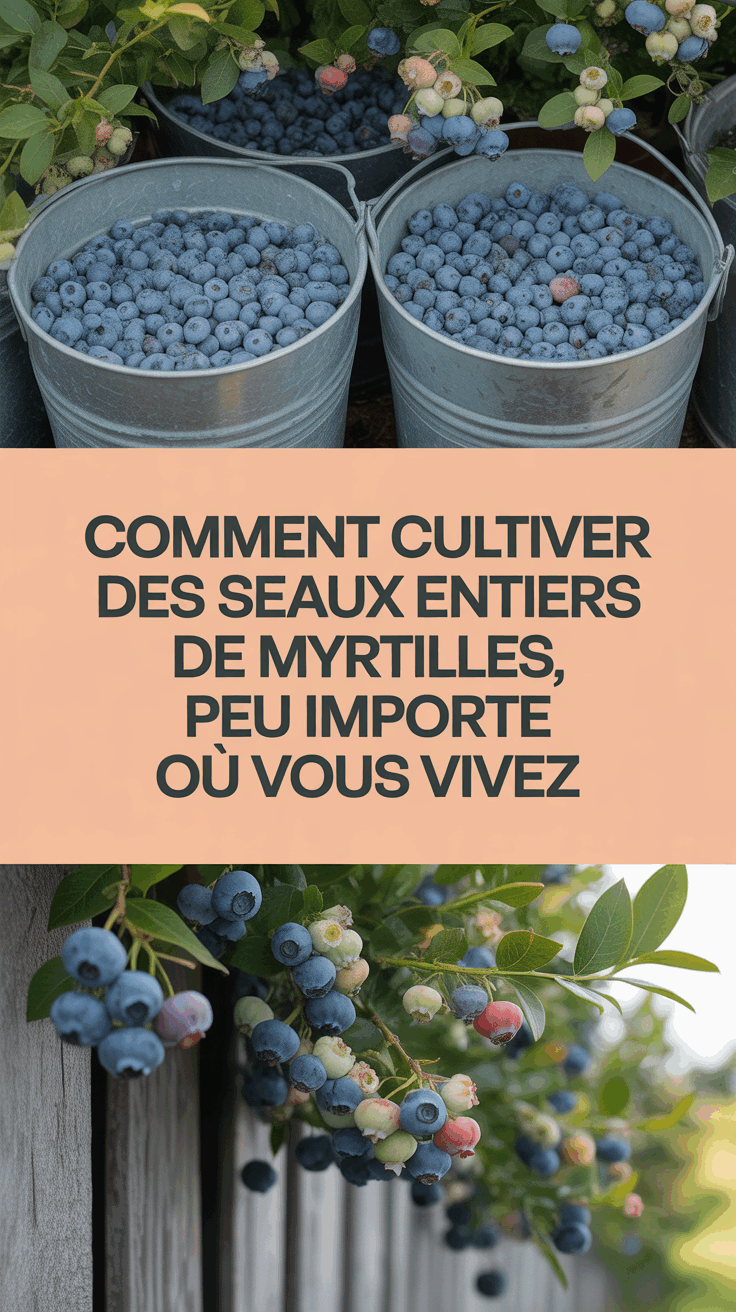 Comment cultiver des seaux entiers de myrtilles, peu importe où vous vivez