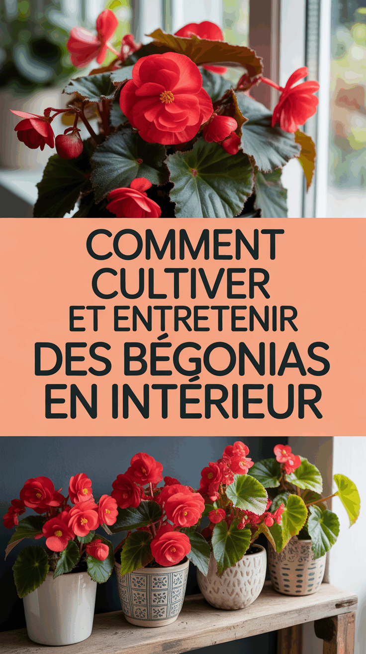 Comment cultiver et entretenir des bégonias en intérieur