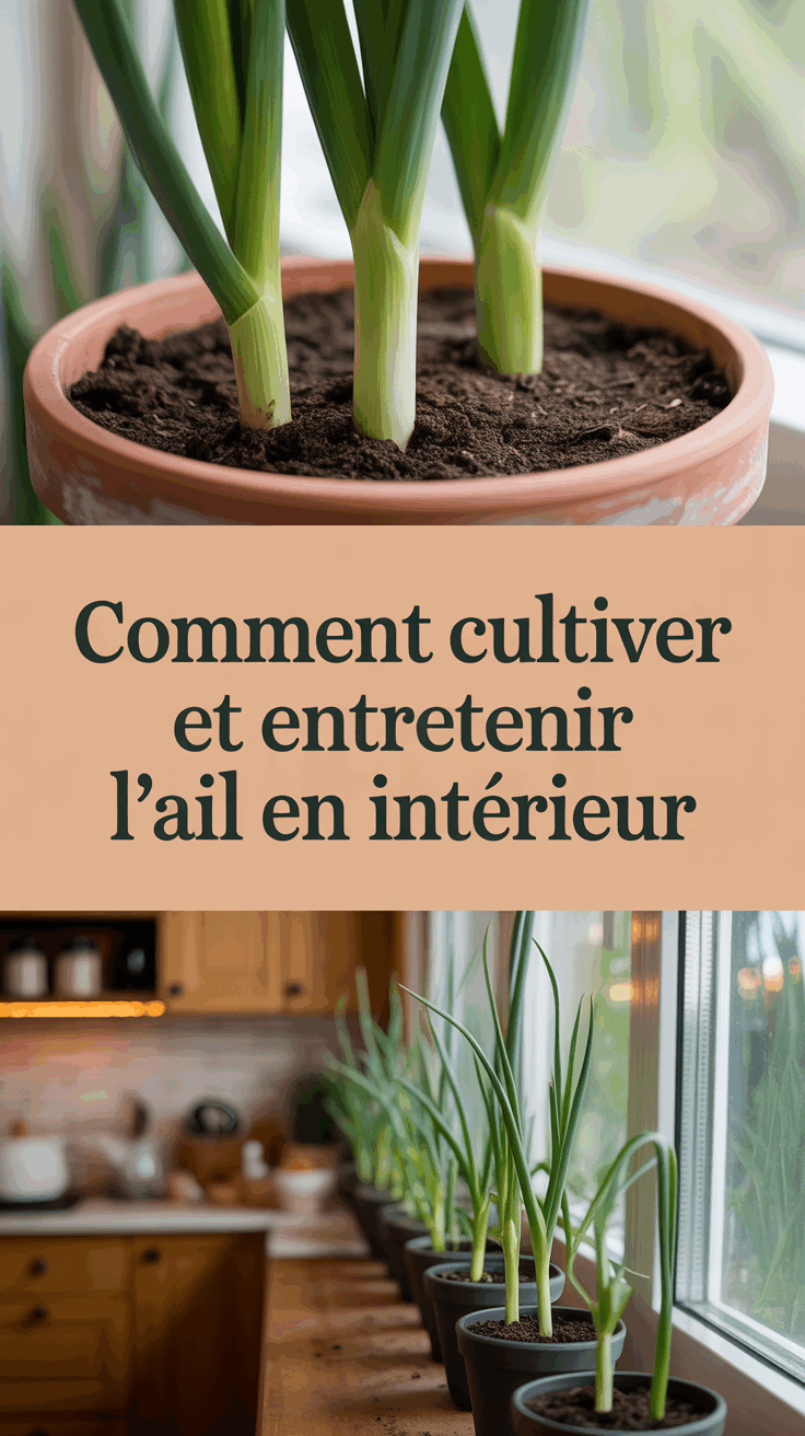 Comment cultiver et entretenir l'ail en intérieur