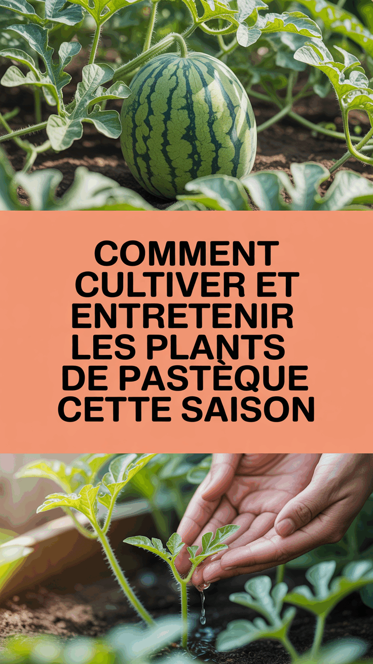 Comment cultiver et entretenir les plants de pastèque cette saison