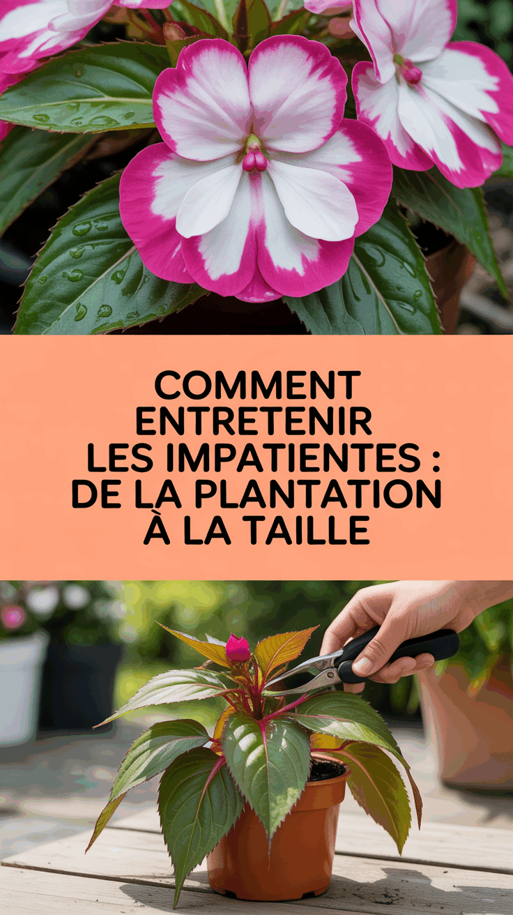 Comment entretenir les impatientes : de la plantation à la taille