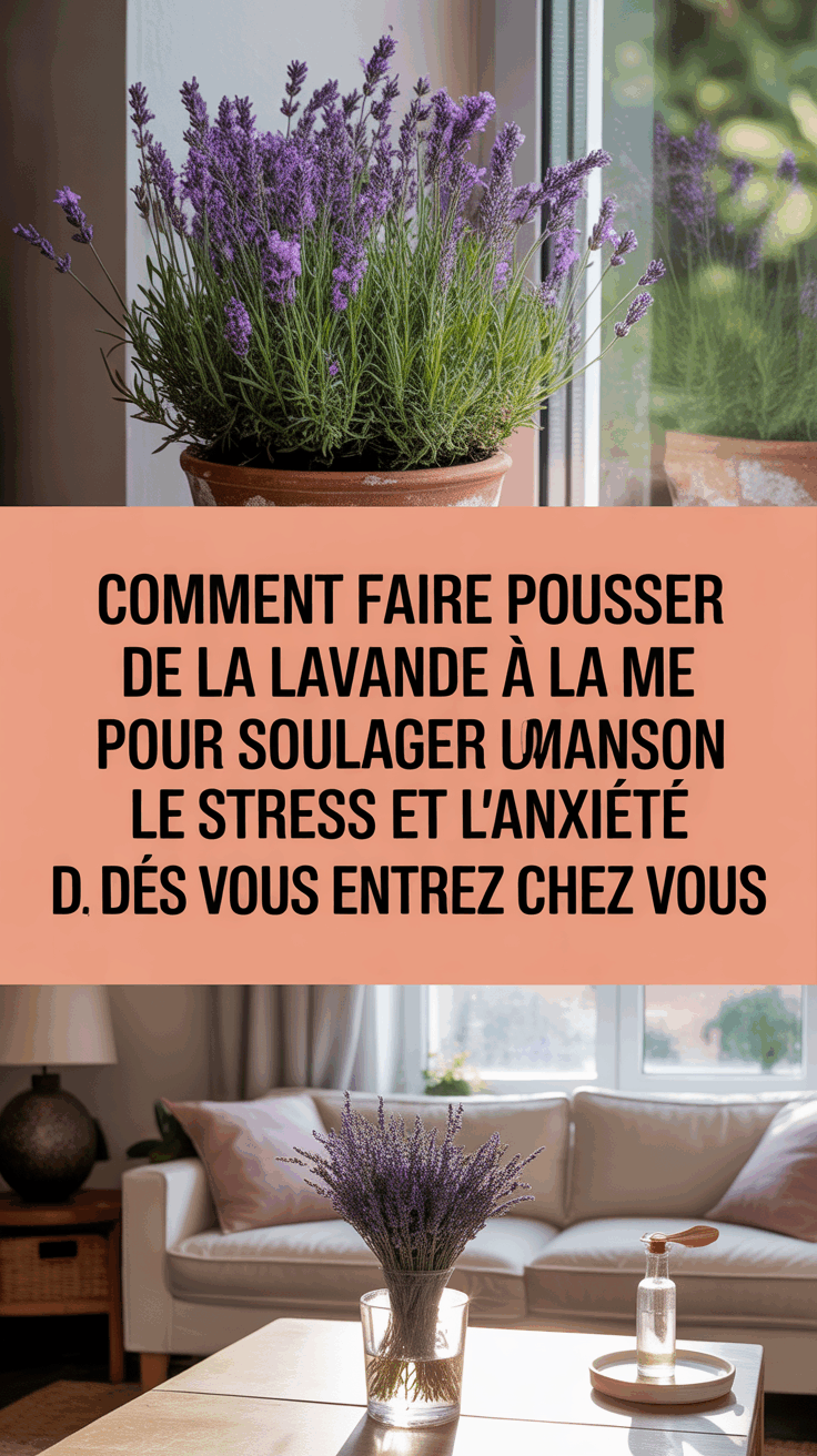 Comment faire pousser de la lavande à la maison pour soulager le stress et l'anxiété dès que vous entrez chez vous