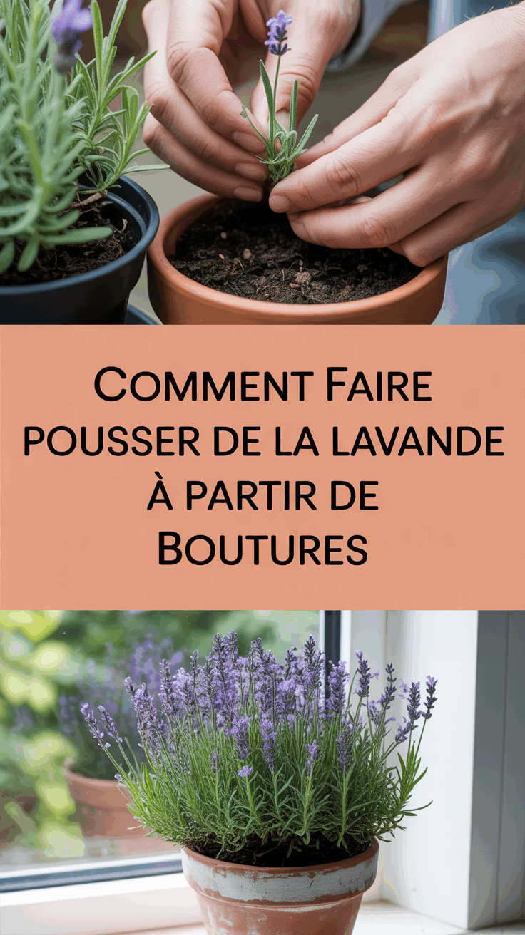 Comment faire pousser de la lavande à partir de boutures