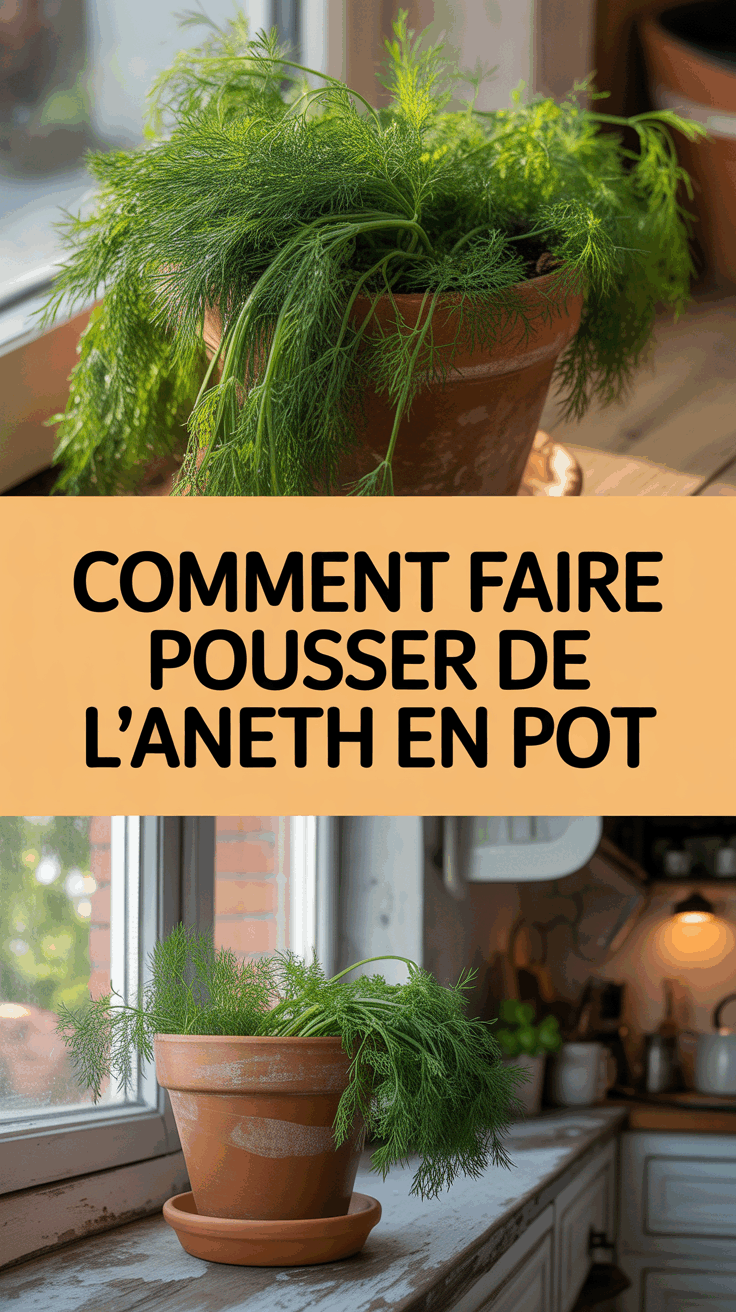 Comment faire pousser de l'aneth en pot